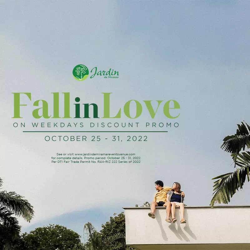 Fall in Love Weekdays Discount Promo 1