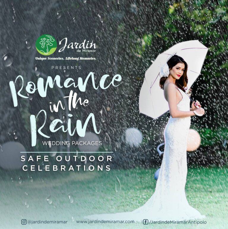 Jardin de Miramar's Romance in the Rain Weddings