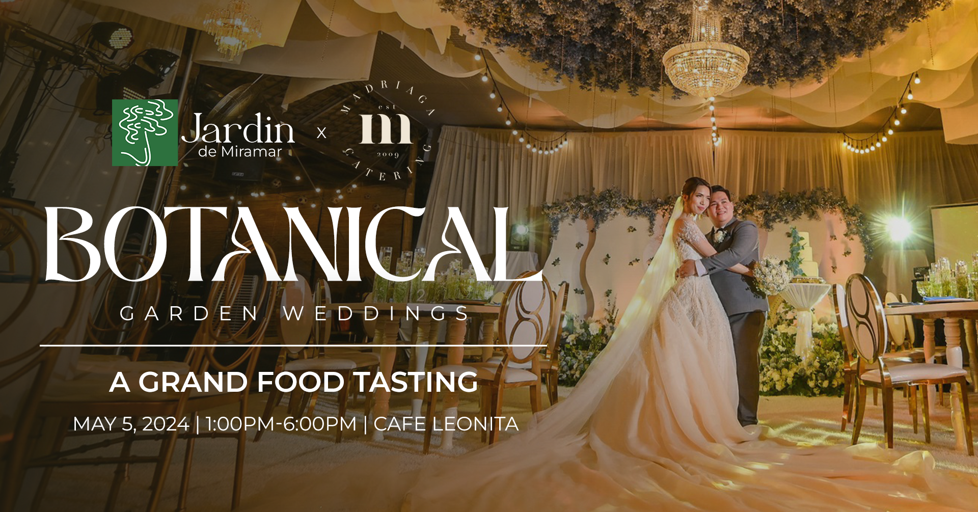 Madriaga Grand Food Tasting Botanical Garden Weddings
