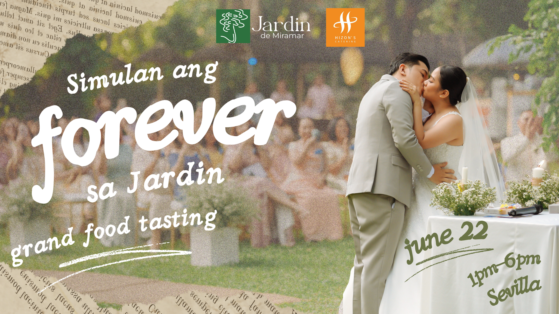 forever in jardin grand food tasting event