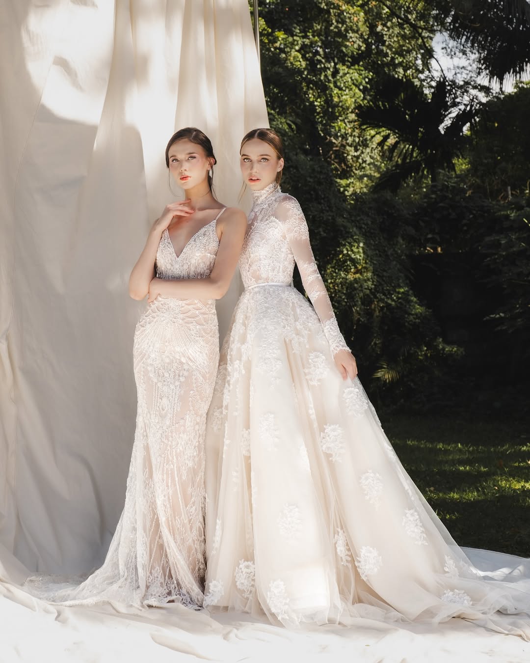 Where Couture Meets Nature: Michael Leyva Bridal Gowns at Jardin de Miramar 1
